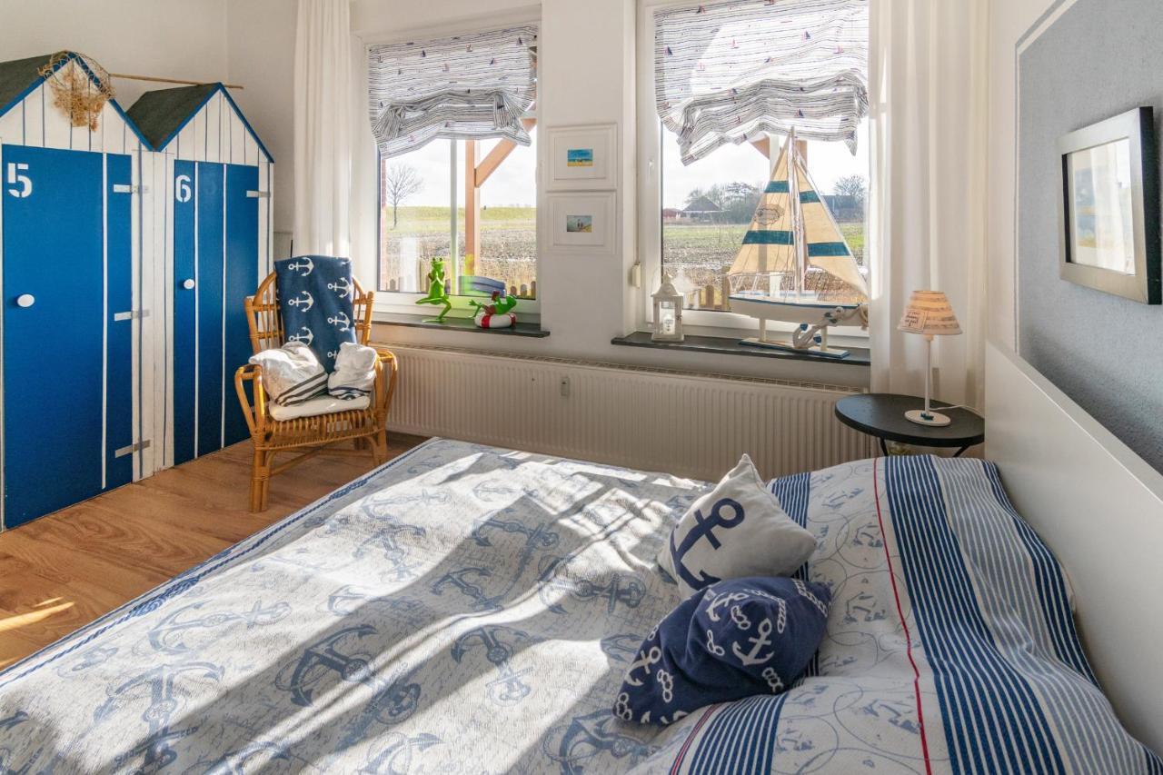 Friesenbiene Apartment Dornumersiel Exterior foto
